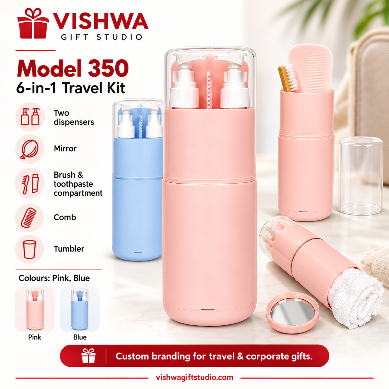 Model 350 specifications and corporate gifting promotion