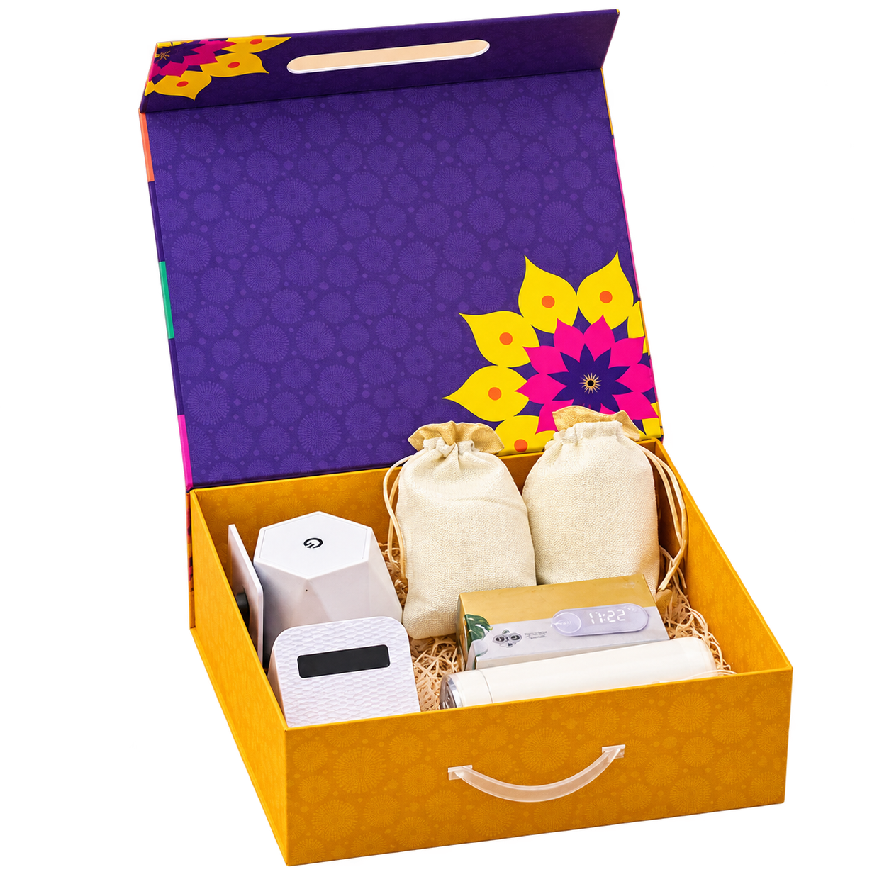 6-in-1 Clock Speaker & Lamp Diwali Gift Box — DW-Q246 — DW-Q246