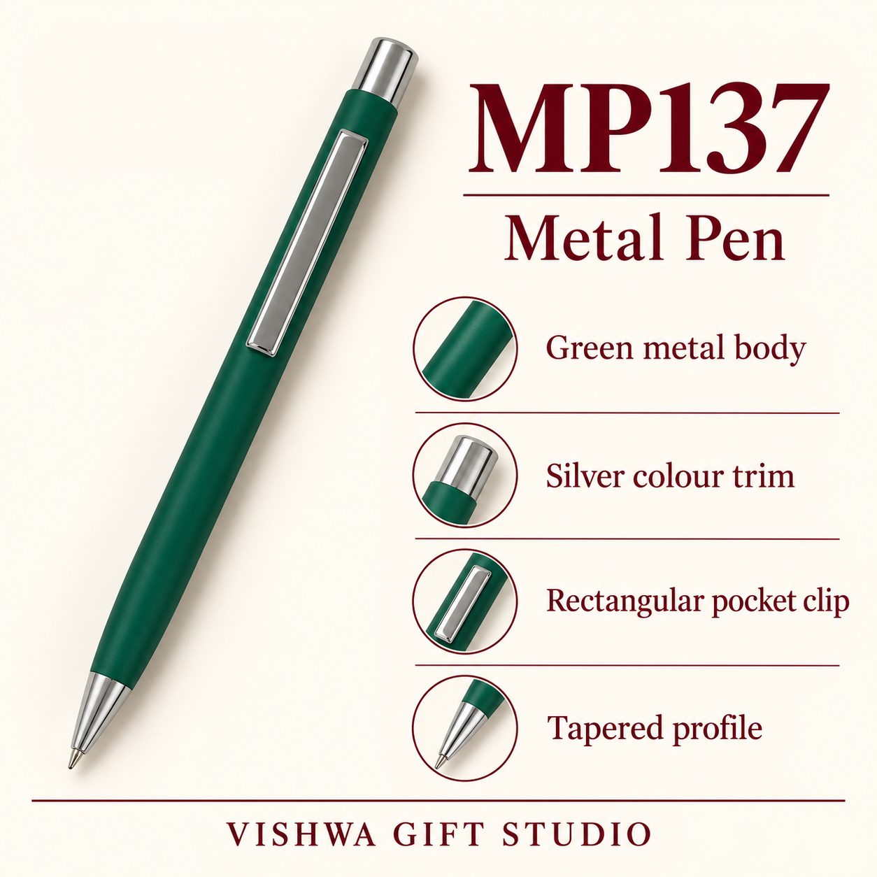 MP137 Metal Pen verified details