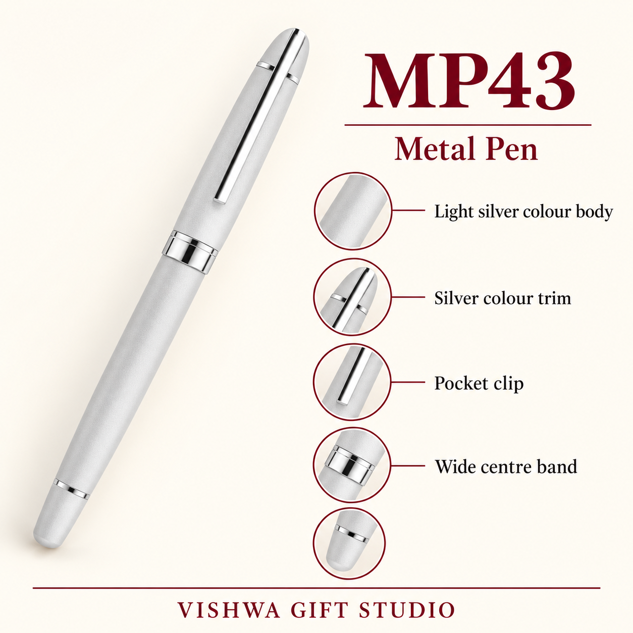 MP43 Metal Pen verified details