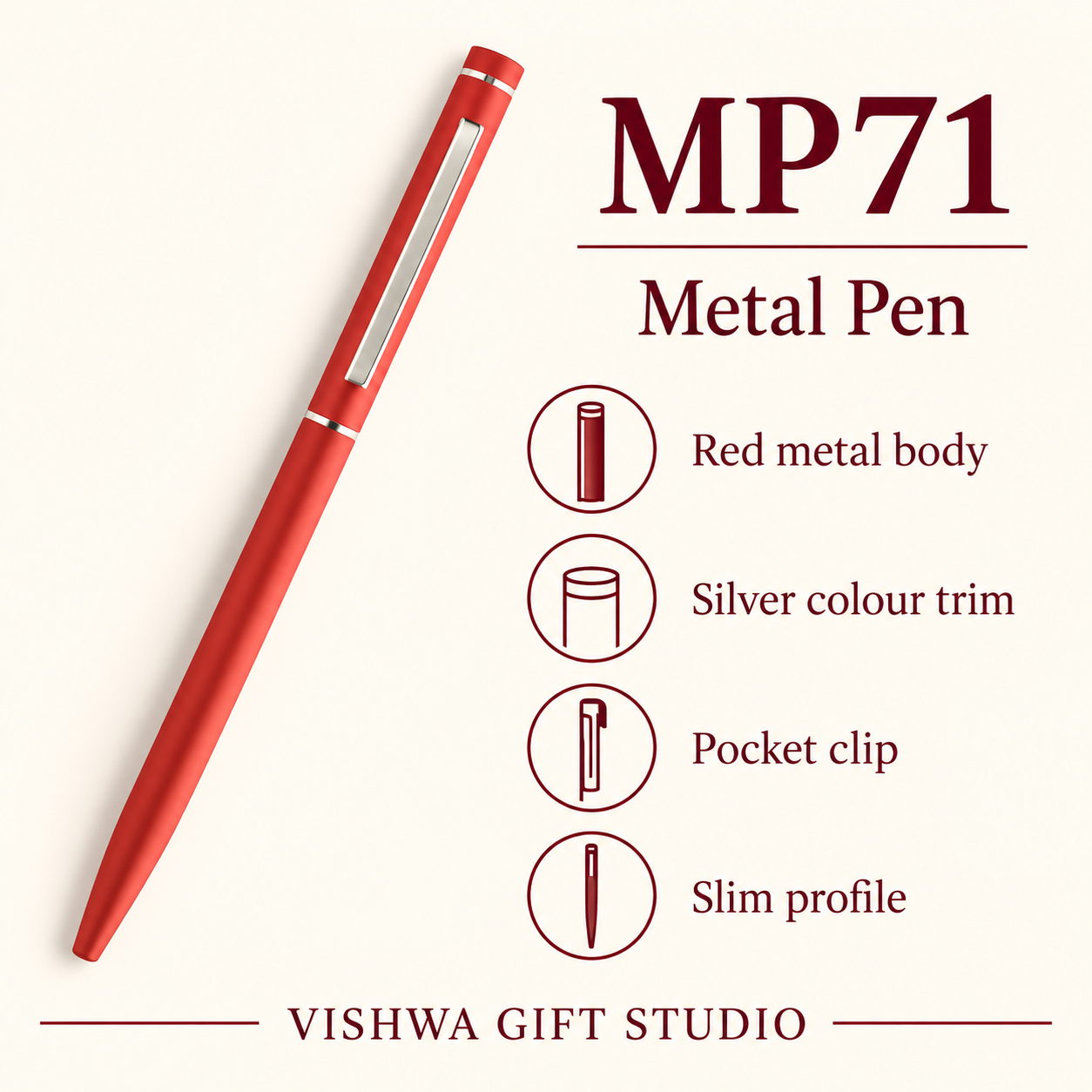 MP71 Metal Pen verified details