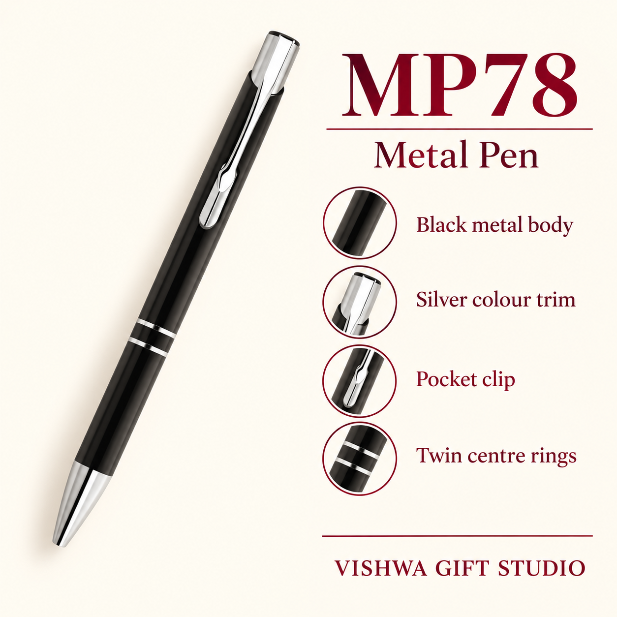 MP78 Metal Pen verified details