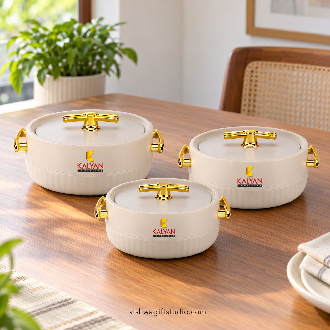 CAS-G3-A Carnival Three-Piece Casserole Gift Set