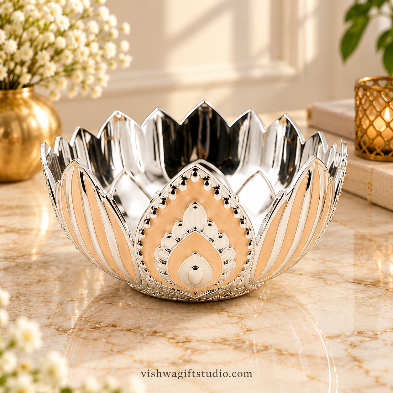 GS-161 Lotus-Style Round Bowl