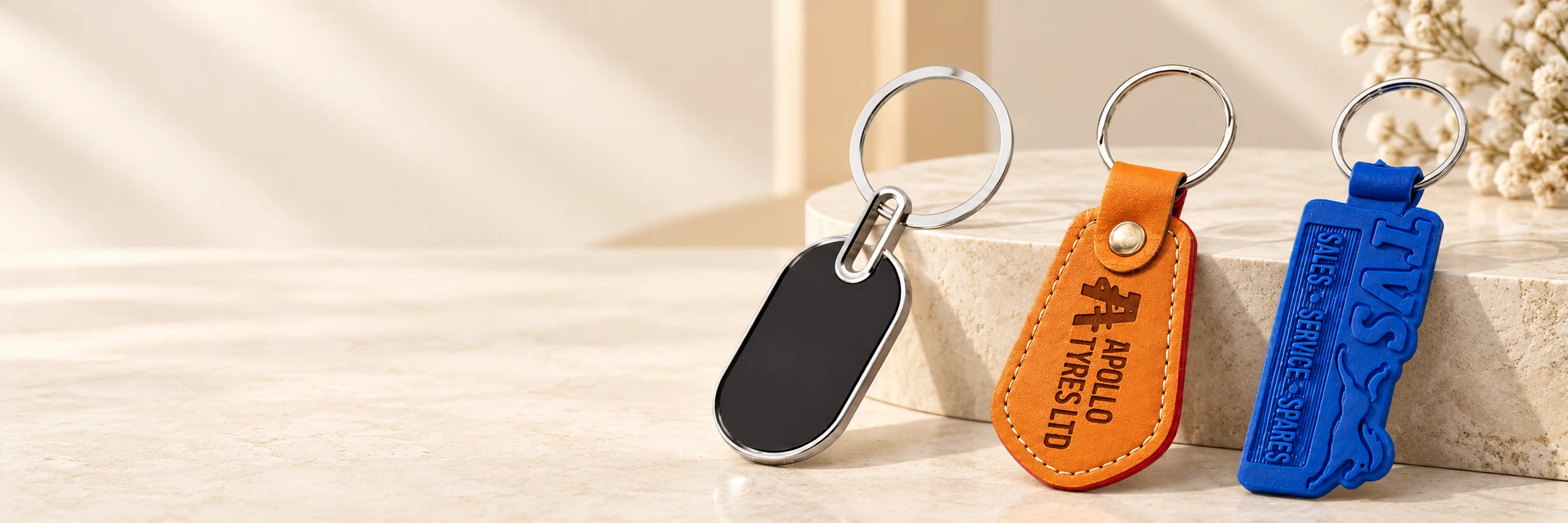 Keychains — branded product showcase