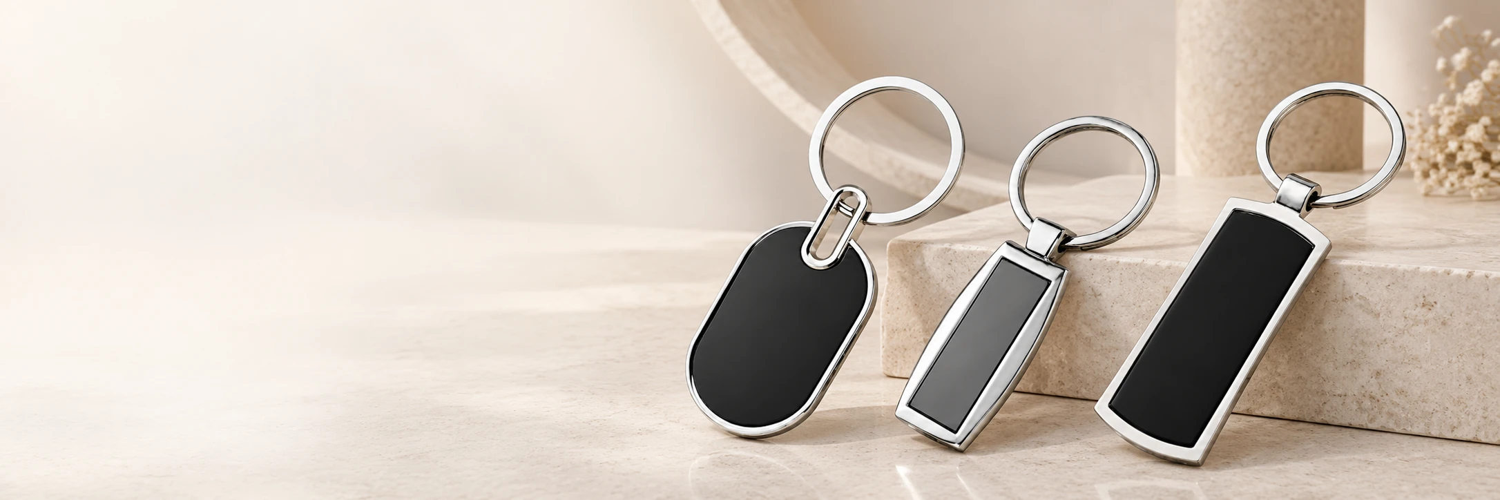 Premium Keychains — branded product showcase