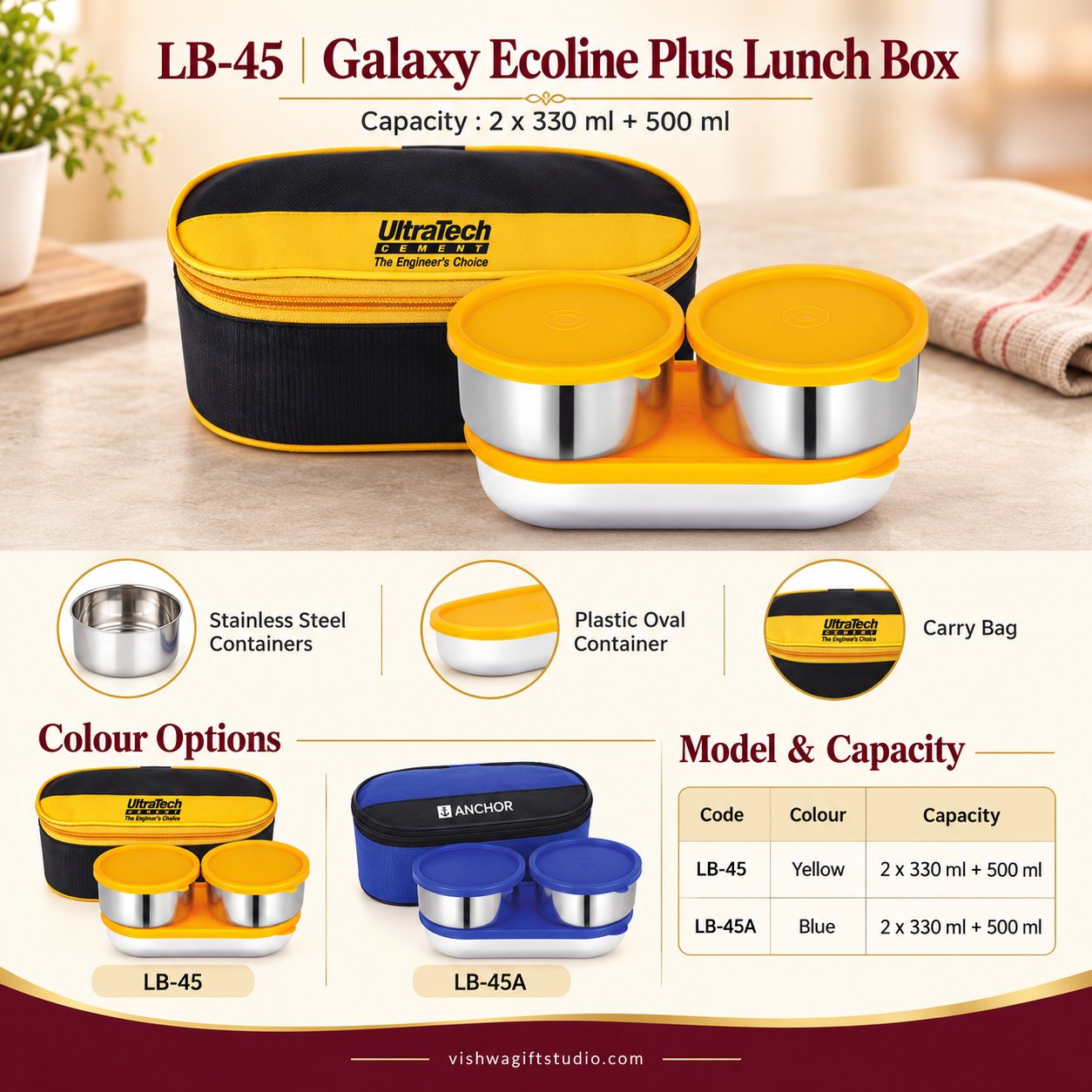 LB-45 Galaxy Ecoline Plus Lunch Box - Image 2