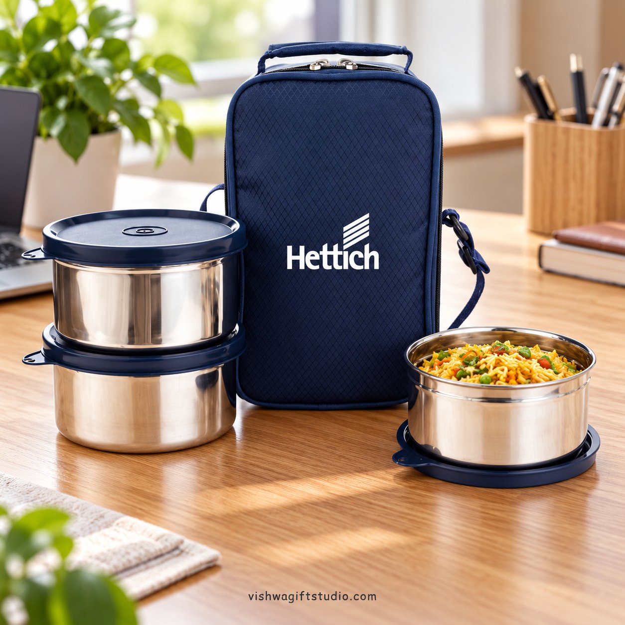 LB-53A Urban 3 Stainless Steel Lunch Box