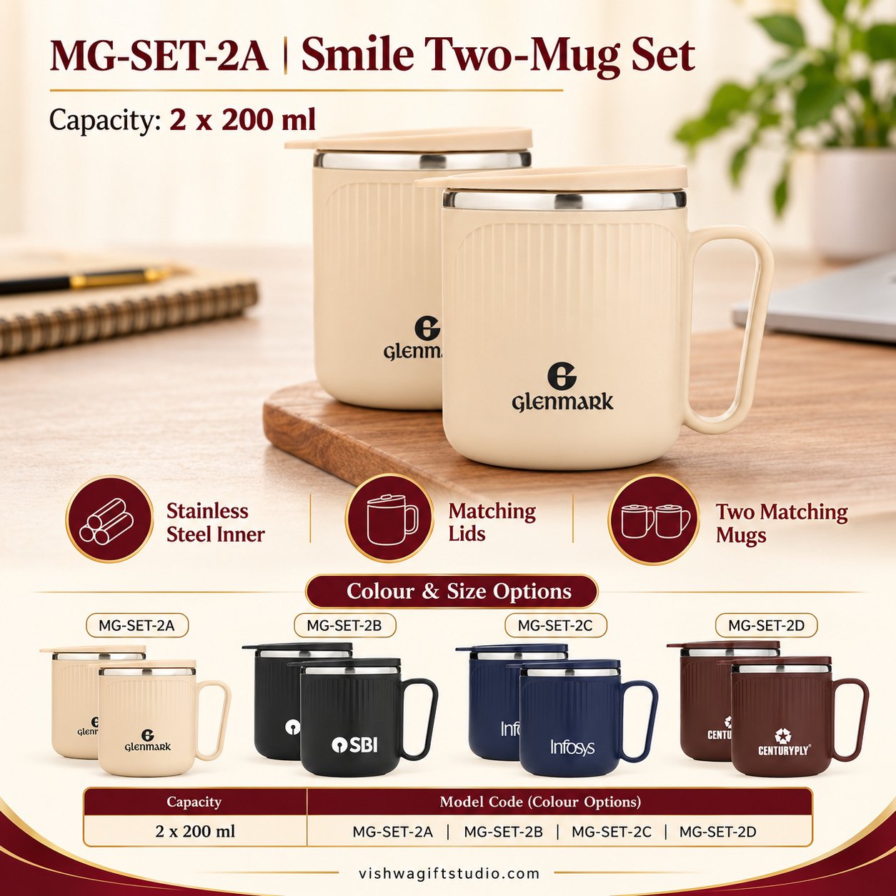 MG-SET-2A Smile Two-Mug Set - Image 2