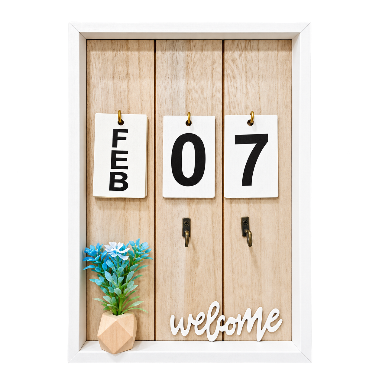 WD-C10 Wooden Perpetual Calendar Stand — WD-C10