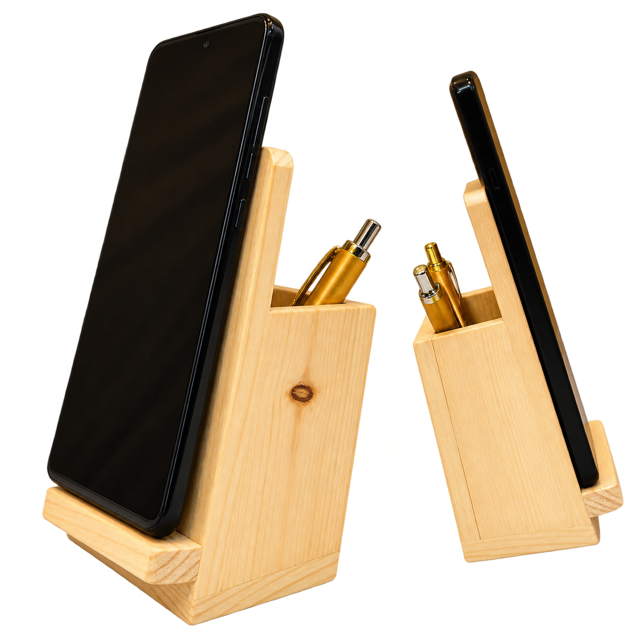 WD122 Triangular Wooden Mobile Stand
