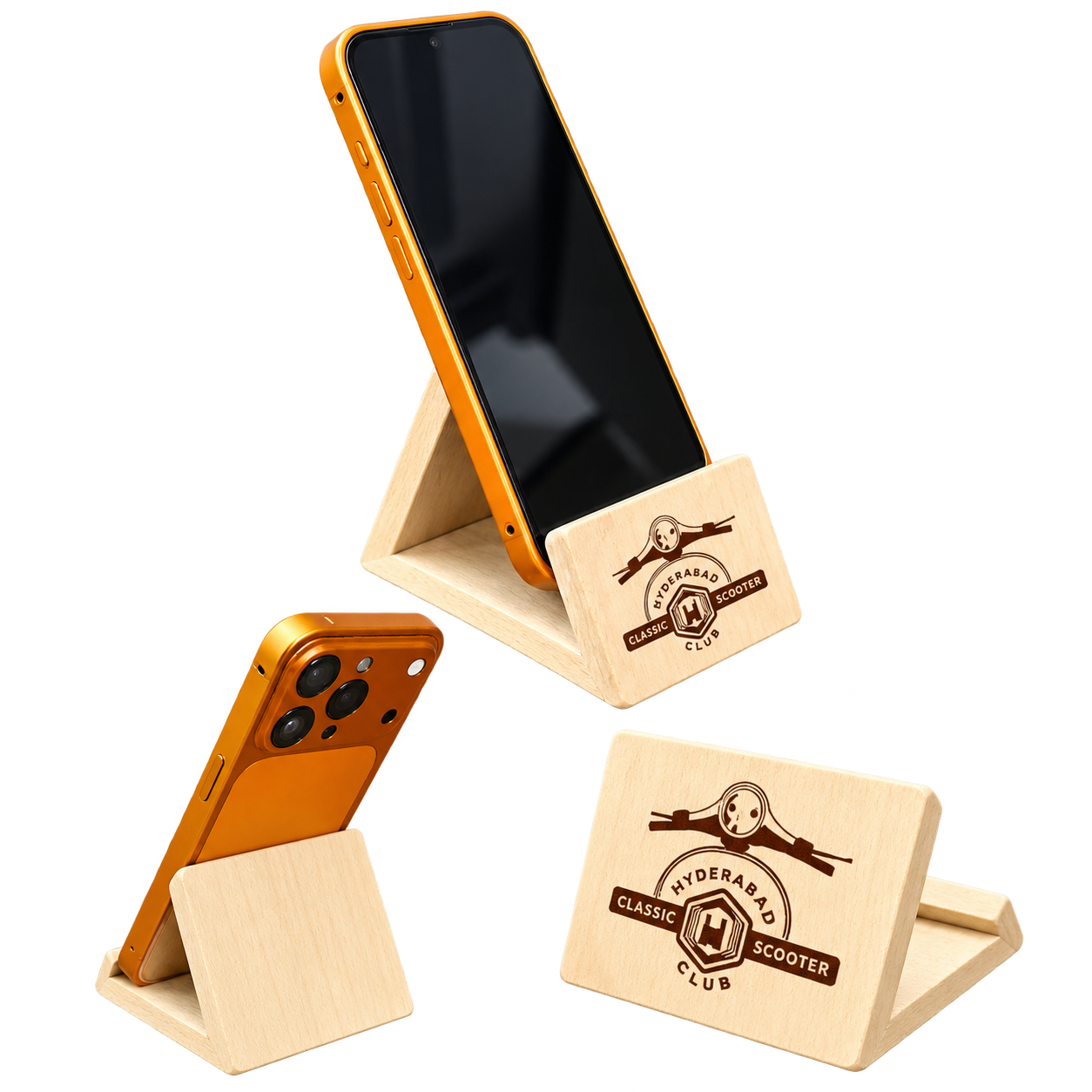 WD123 Flat Pack Wooden Mobile Stand