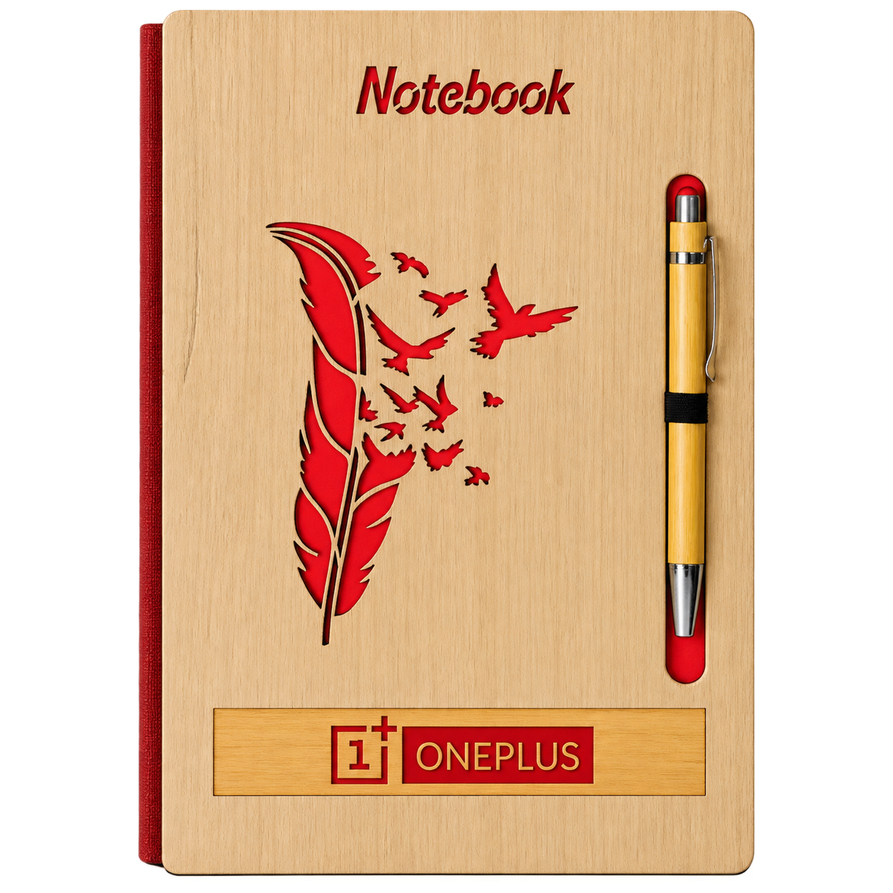 WD2004 Wooden Notebook with Pen — WD2004