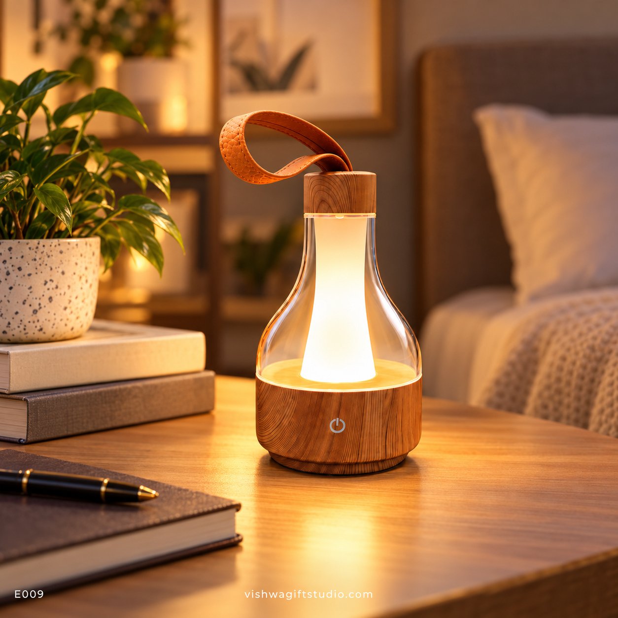 E009 Elegant Glow Portable LED Table Lamp