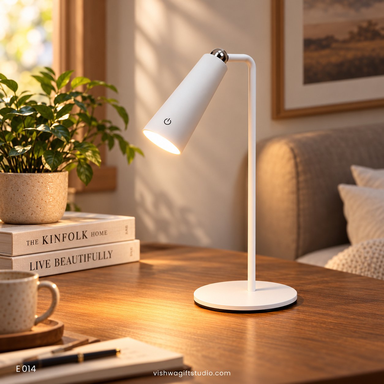 E014 LumiCone Portable LED Desk Lamp
