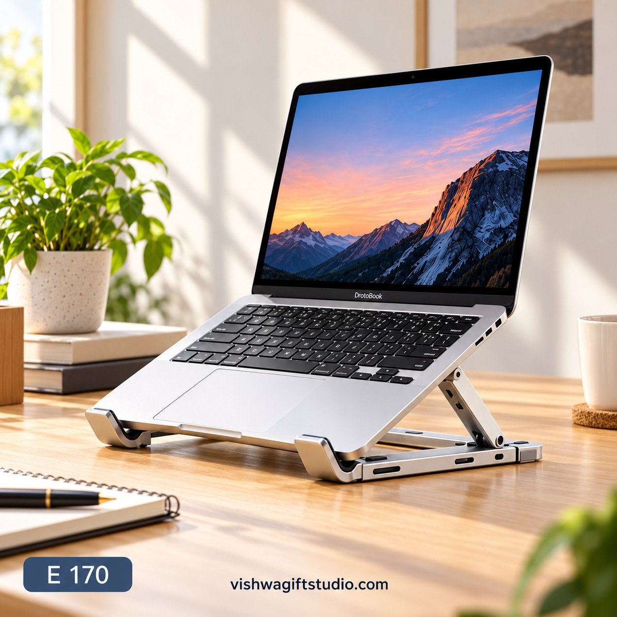 E170 FlexiStand Foldable Adjustable Laptop Stand
