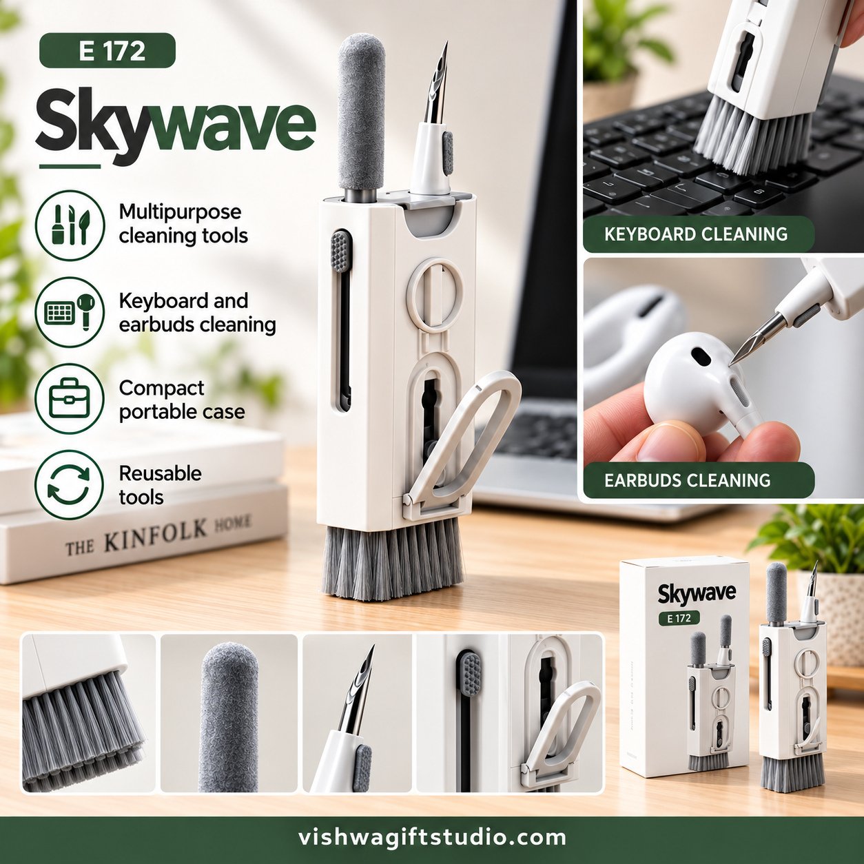 E172 Skywave Compact Electronics Cleaning Kit - Image 2