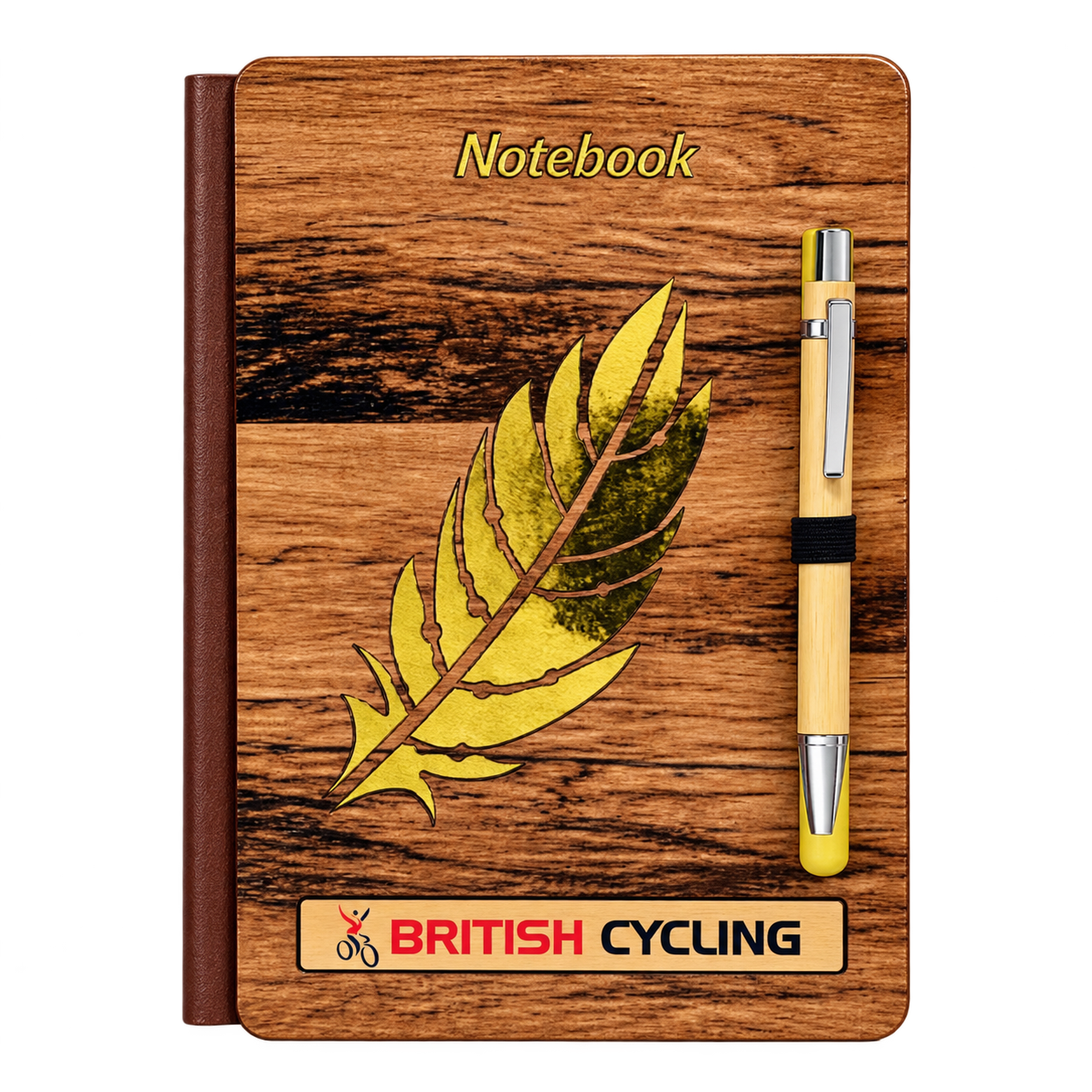 WD2009 Wooden Notebook with Pen — WD2009