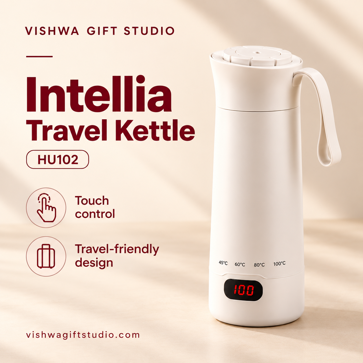 Intellia Travel Kettle - HU102 - Image 2
