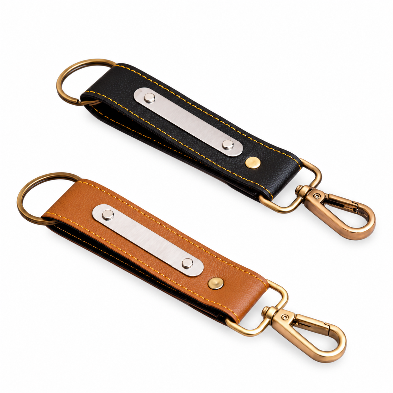 Metal-Plate Strap Keychain - LK03 / LK04