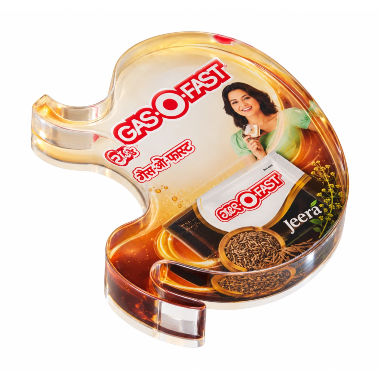 APW642 Stomach Shape Acrylic Paperweight