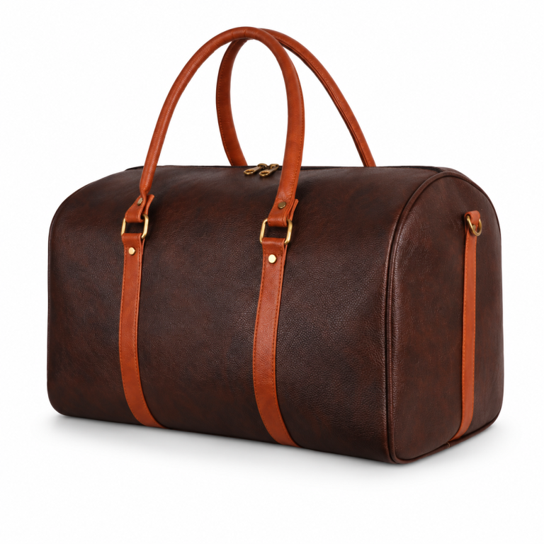 Contrast-Handle Travel Duffle Bag - DUB09 / DUB10