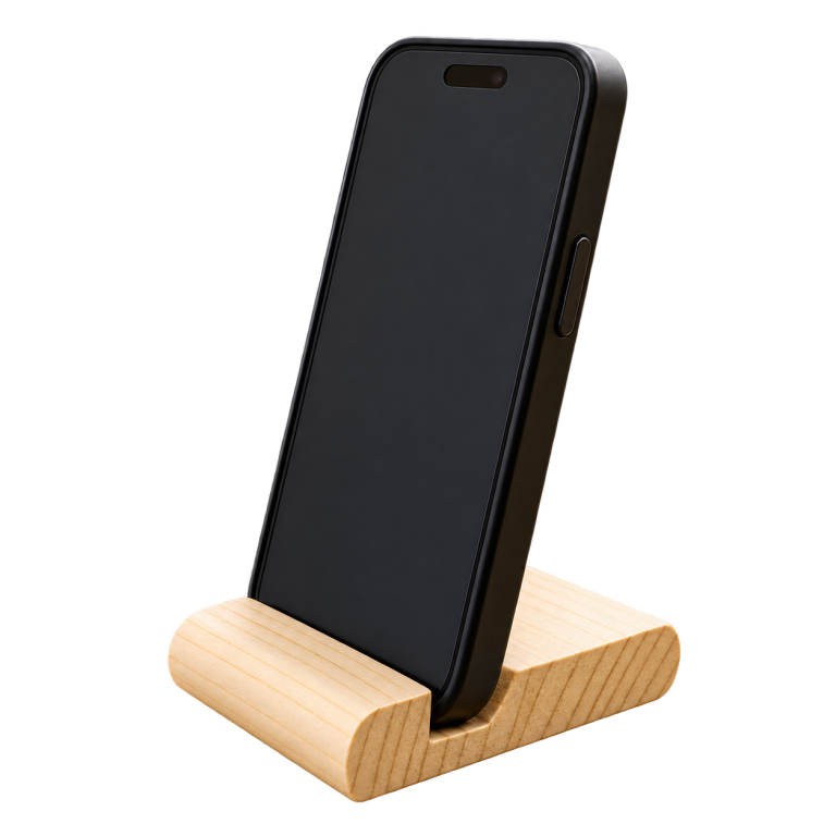 WD90 Compact Wooden Mobile Stand