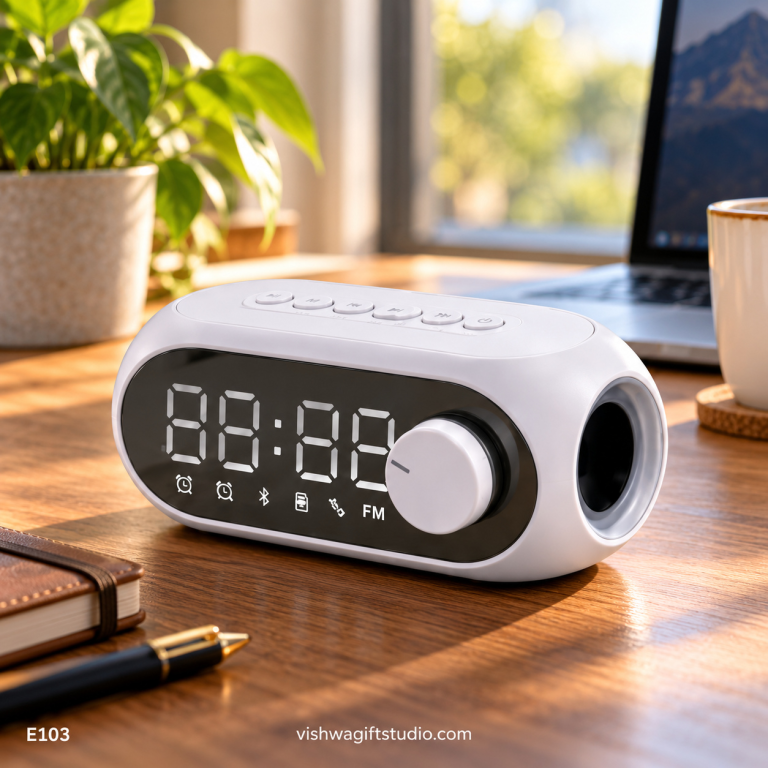E103 Vega Bluetooth Speaker Digital Clock