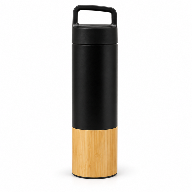 Bamboo Panel Insulated Bottle - 540 ml - FB154