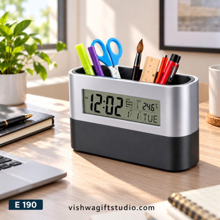 E190 Cyber Nova Multifunction Clock Organizer