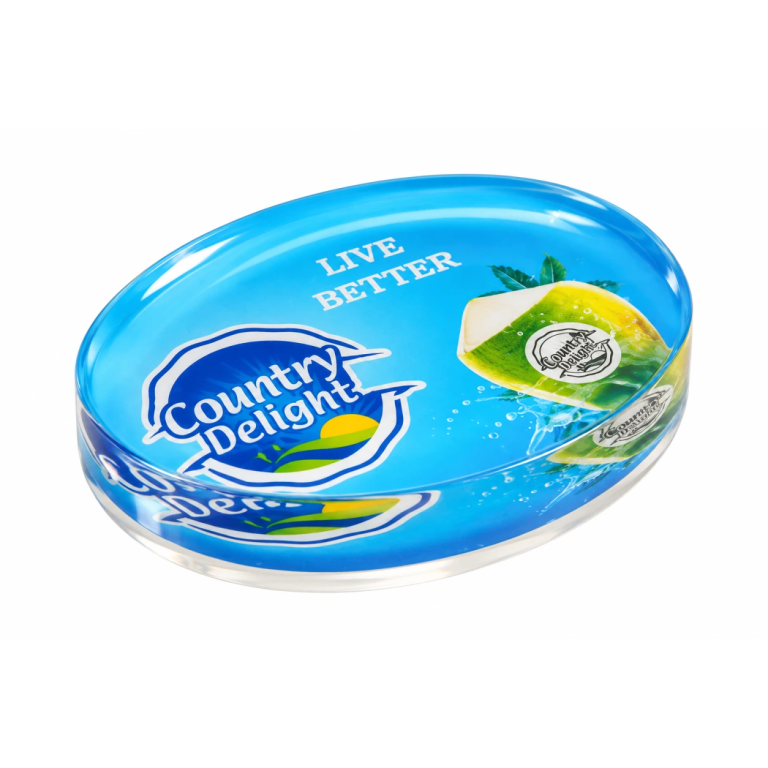 APW640 Oval Acrylic Paperweight