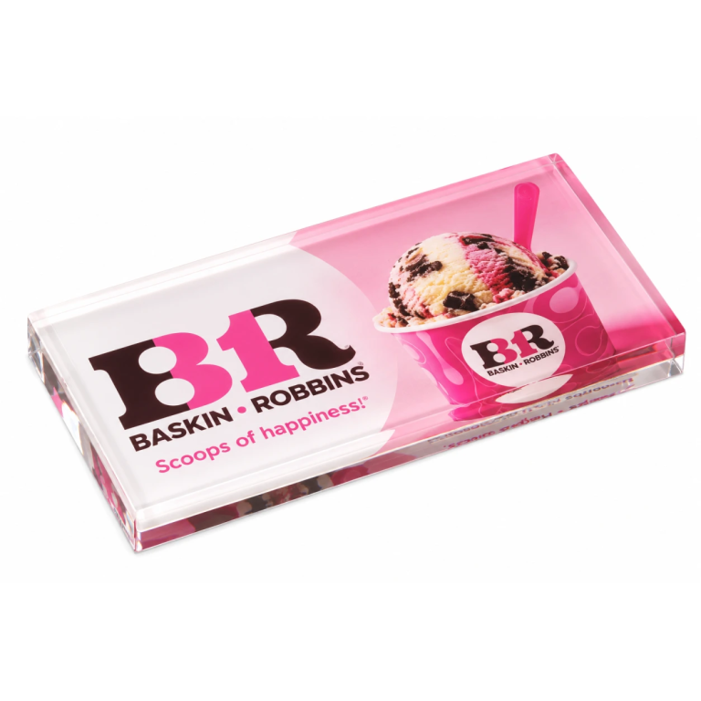 APW633 Rectangular Acrylic Paperweight