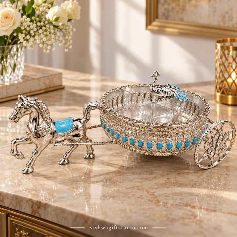 HM-4040 Horse Chariot Four-Partition Bowl