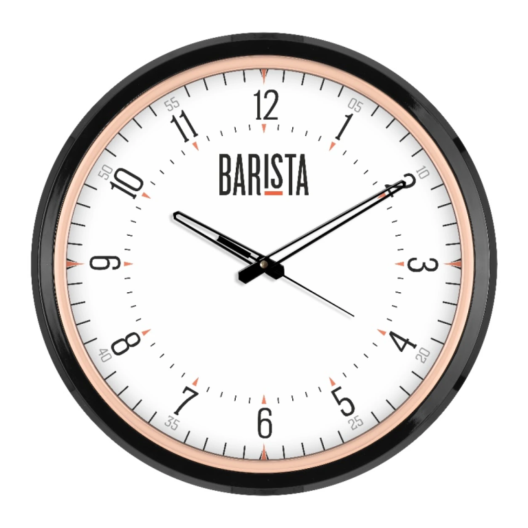 10 12.75-Inch Plastic Wall Clock