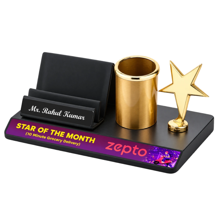 4350 Star Award Desk Organiser