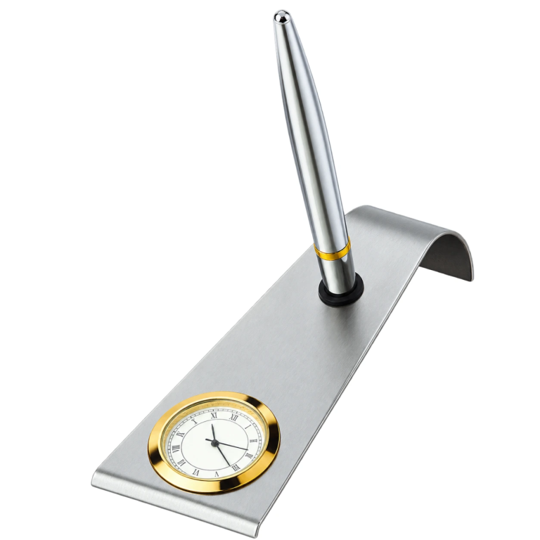 320 Premium Pen Stand With Clock