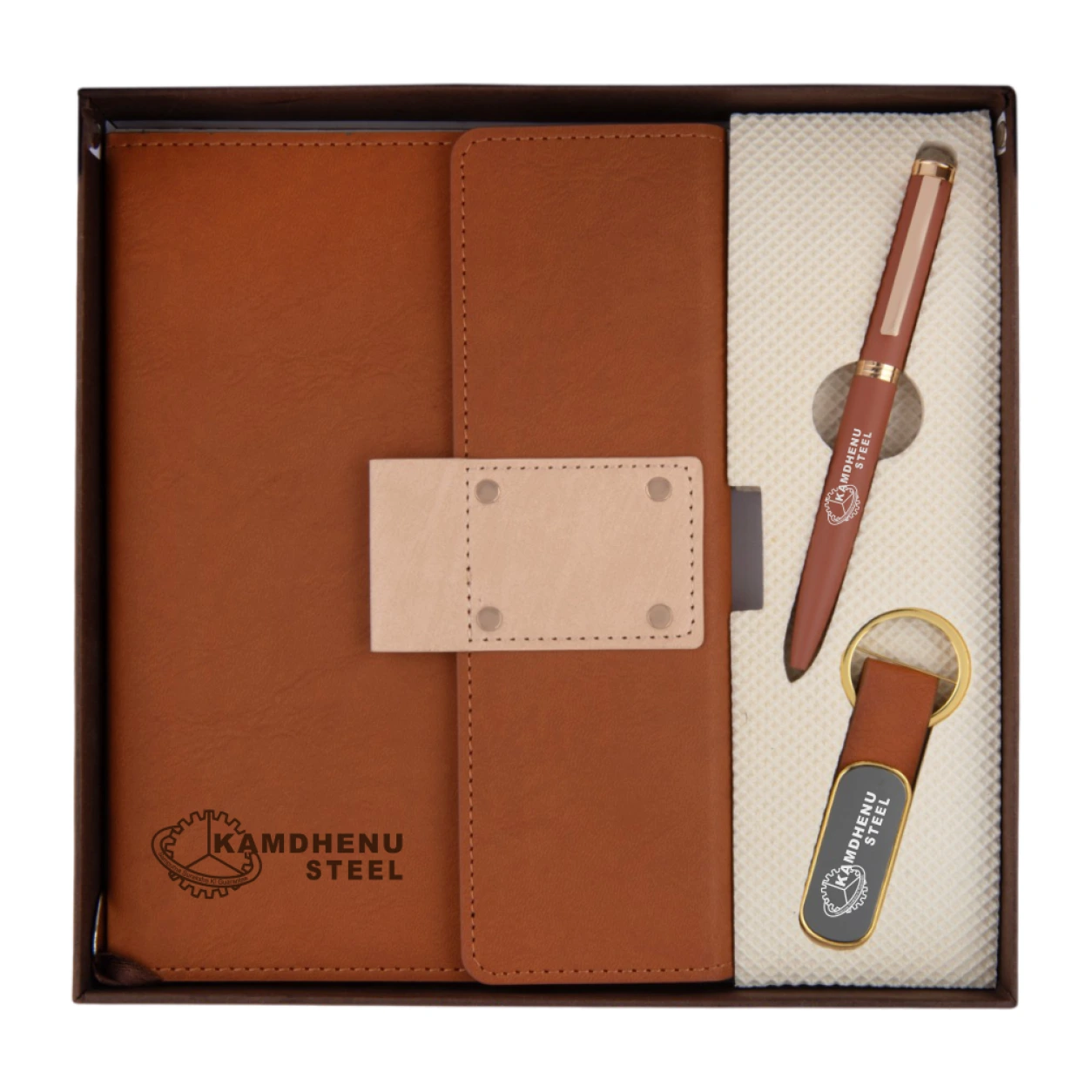 3-in-1 Notebook, Pen & Keychain Gift Set – GS 302 — GS 302
