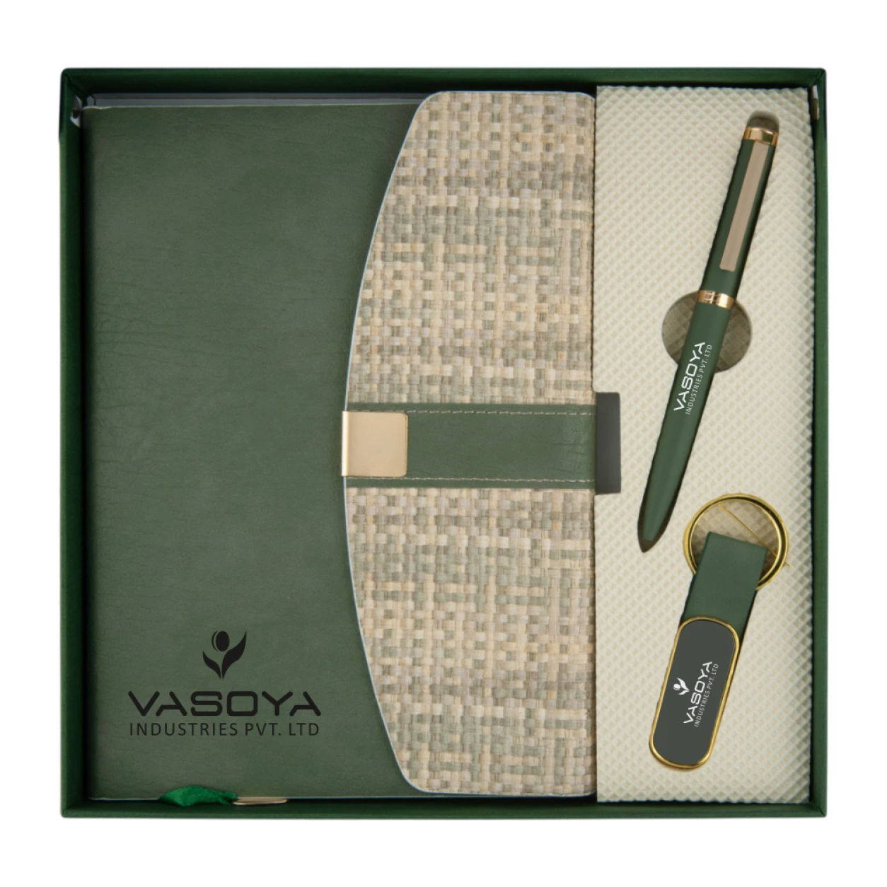 3-in-1 Notebook, Pen & Keychain Gift Set – GS 303 — GS 303
