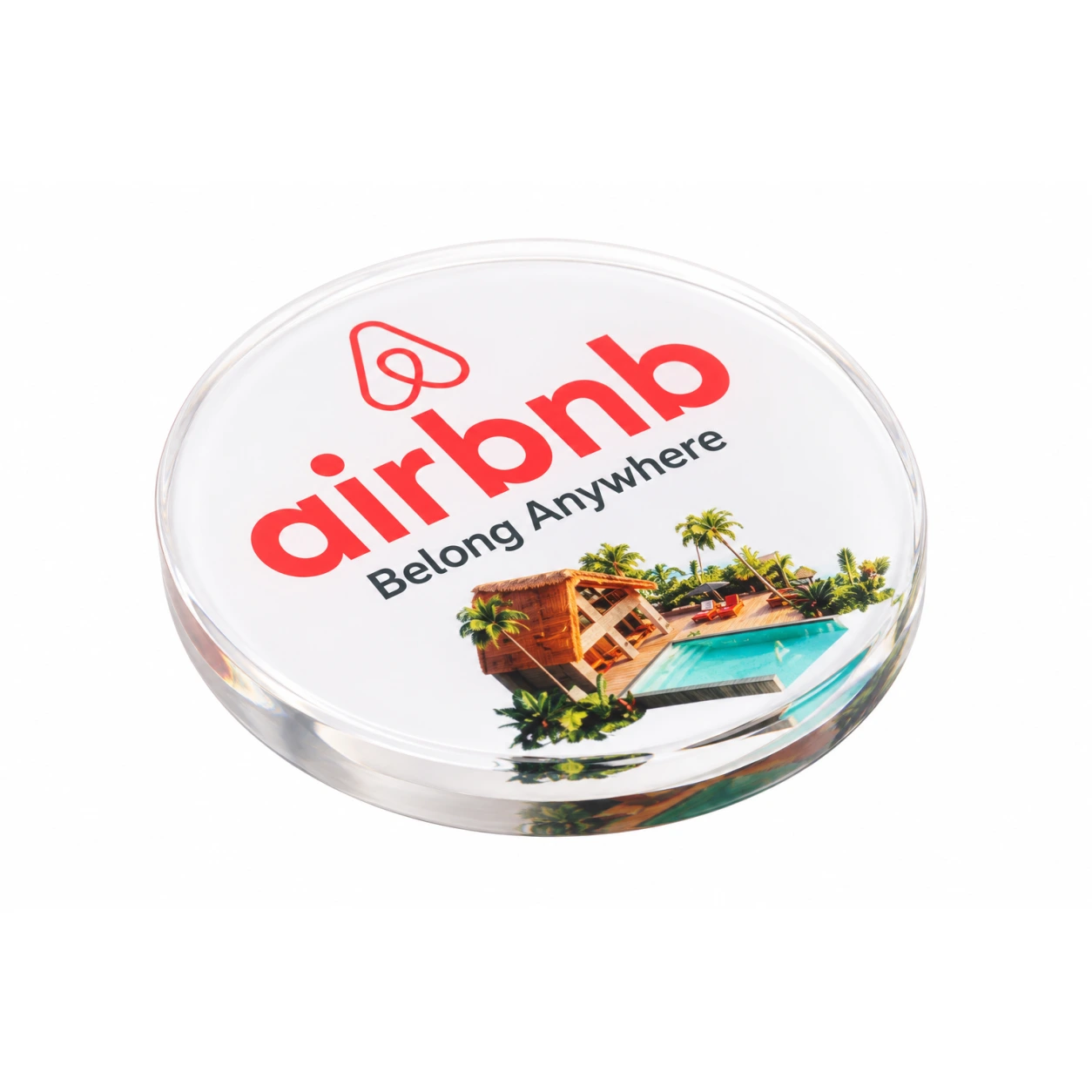 APW629 Round Acrylic Paperweight — APW629