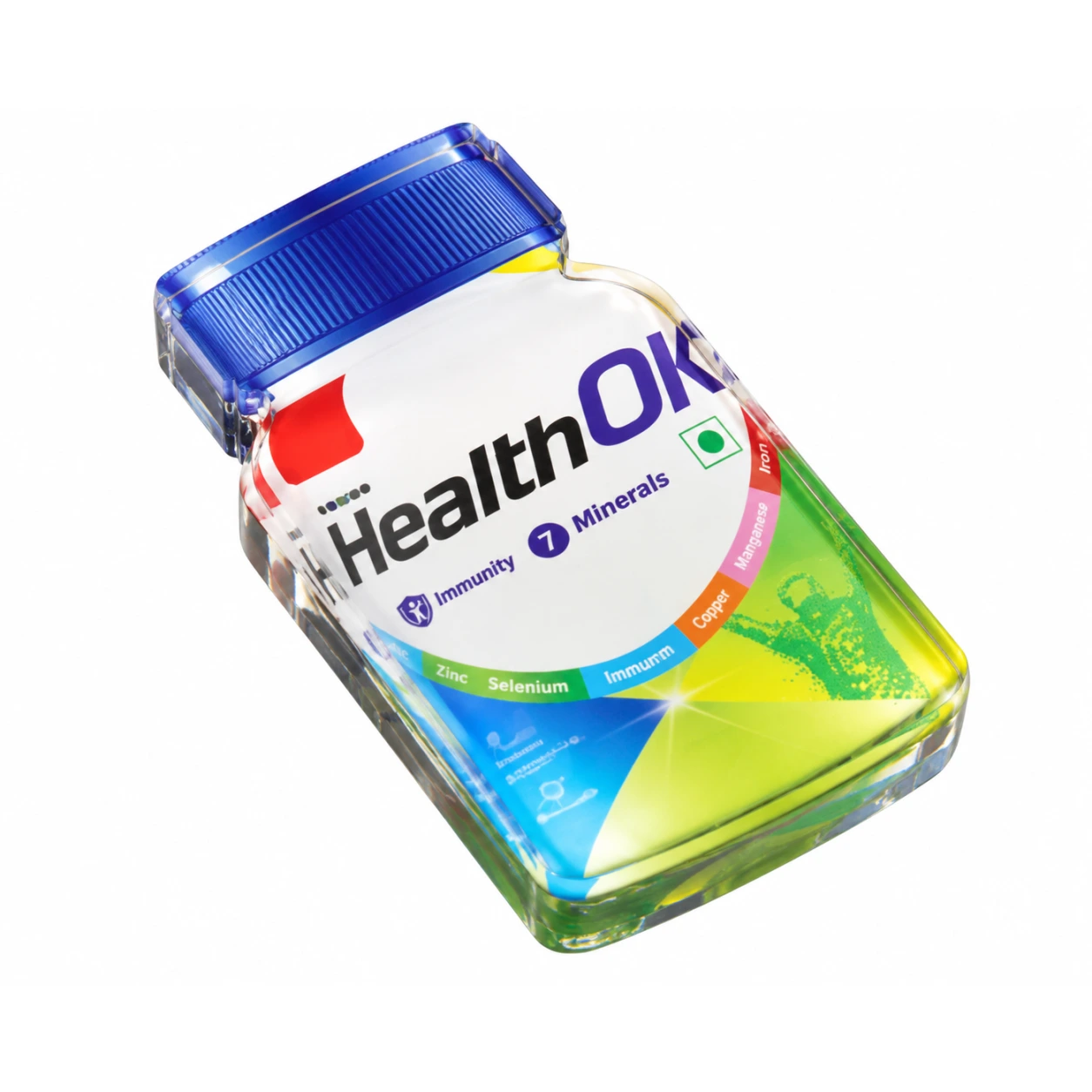 APW643 Bottle Shape Acrylic Paperweight — APW643