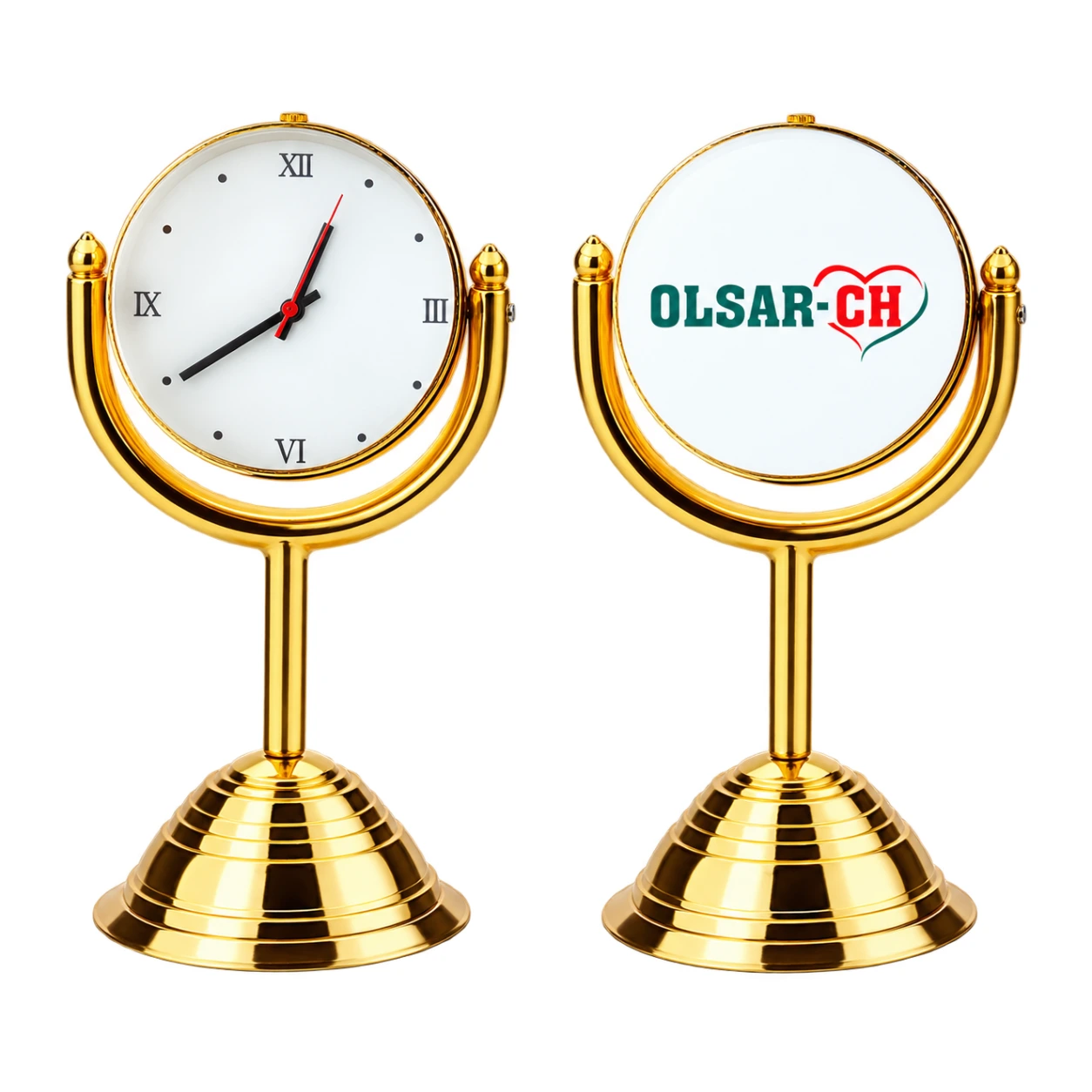 4307 Dual-Sided Rotating Clock — 4307
