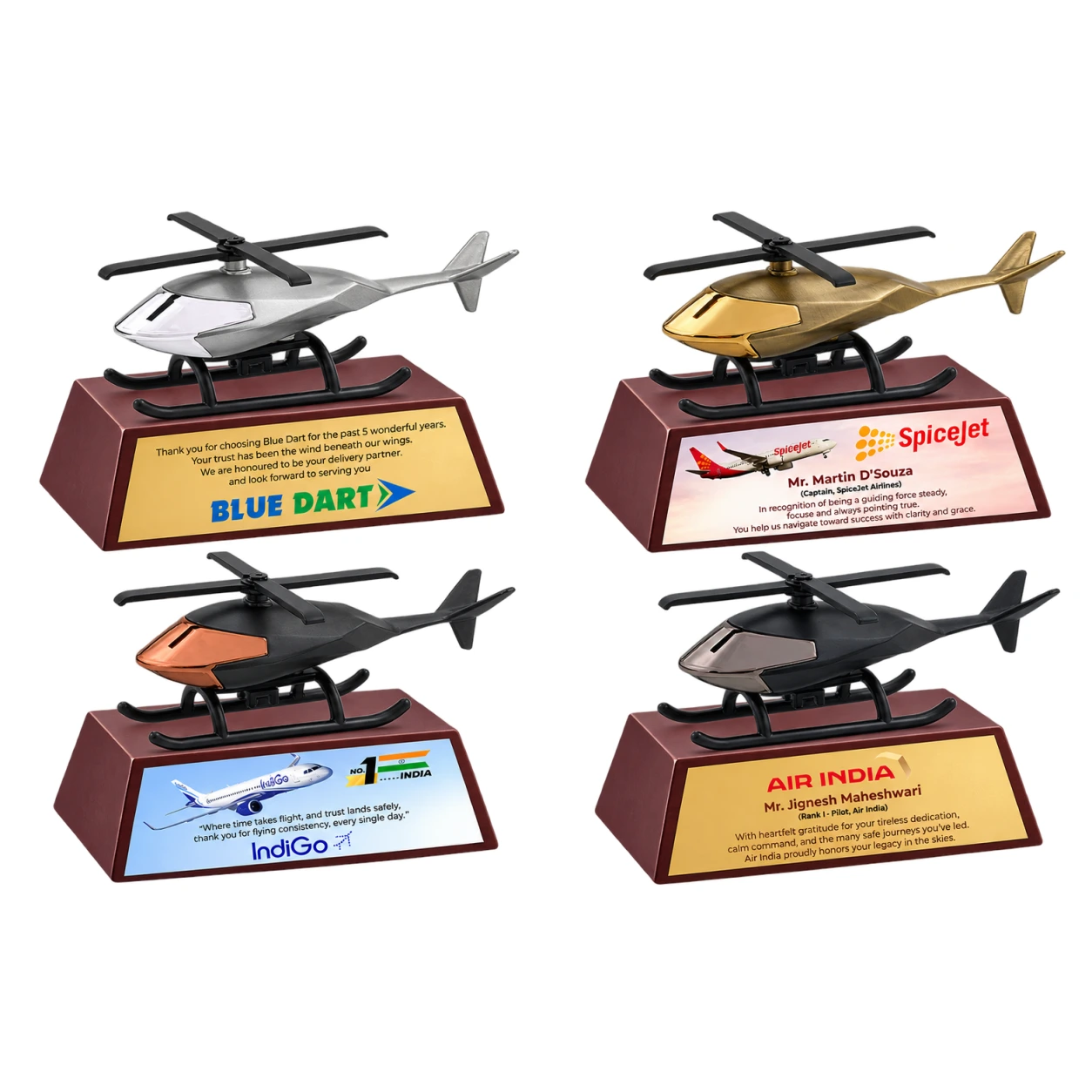 4364 / 4363 / 4365 / 4362 Helicopter Desktop Memento — 4364