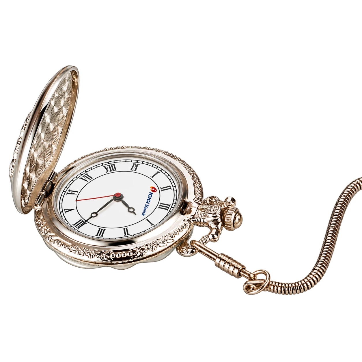 80 Silver Pocket Watch With Lid — 80