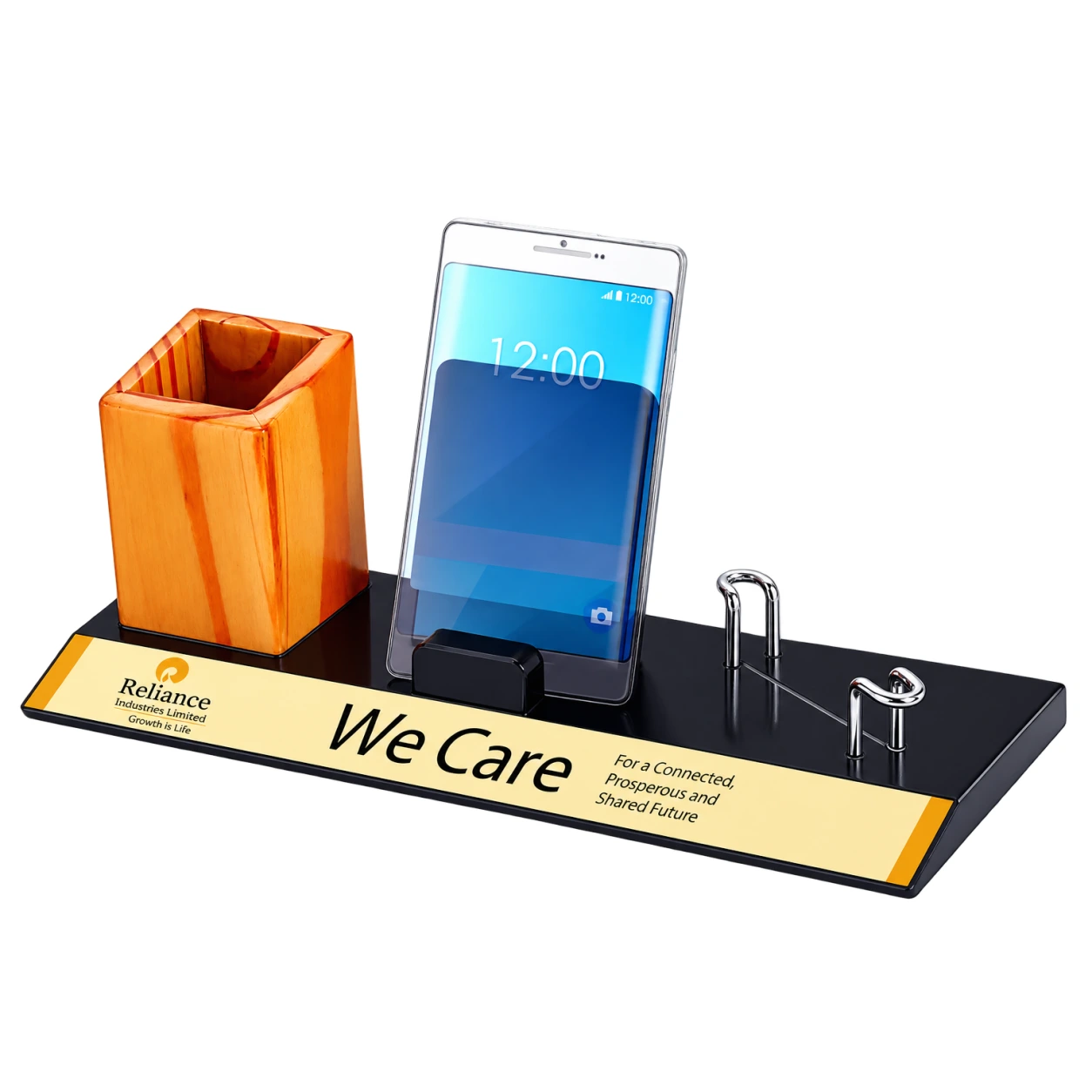 4137 Wooden & Acrylic Utility Stand — 4137